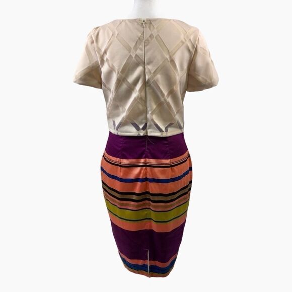 Weston NWT Multicolor Short Sleeve Dress Size 4 - Picture 2 of 10